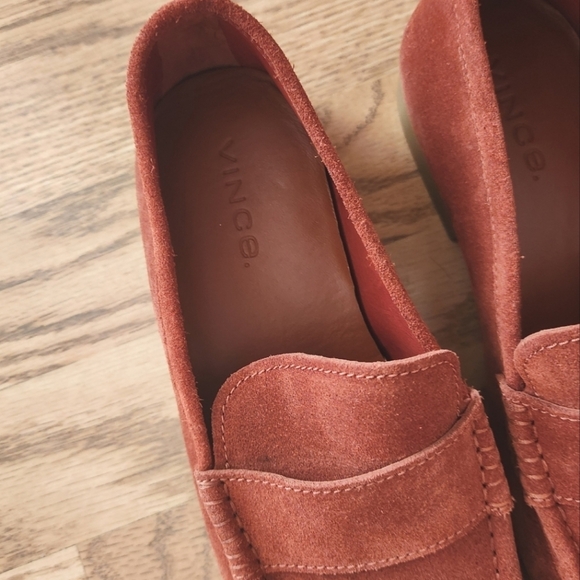 NWOT Vince Men's Daly Loafer in Sunset Orange, Size 8/Women's Size 10 - Picture 3 of 14